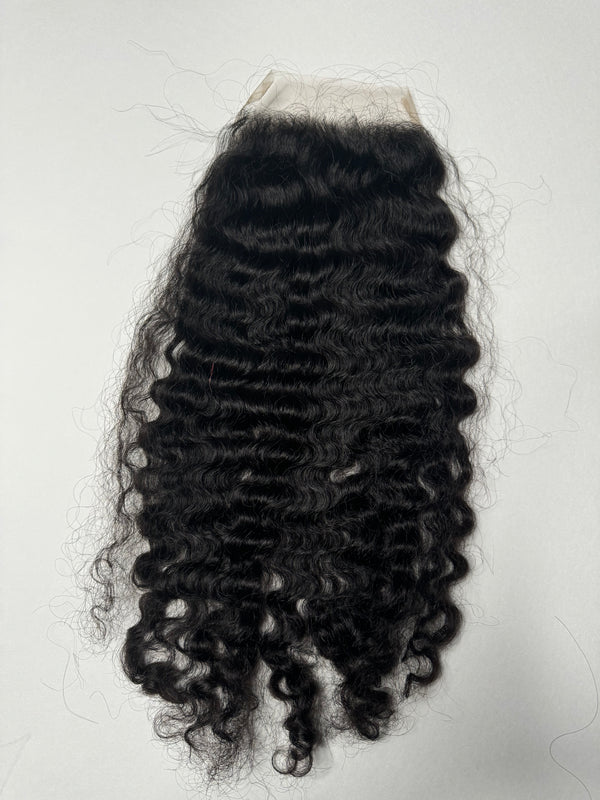 5x5 RAW Vietnamese Curly Transparent Closure (Pre-Order)