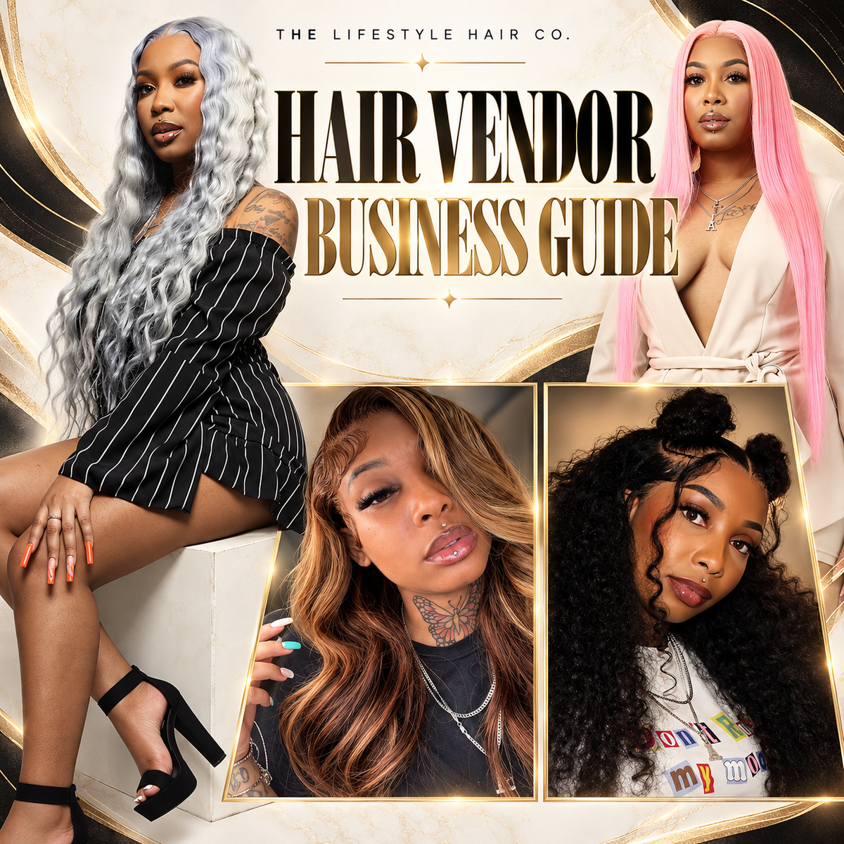 Hair Business Guide with 2 Vendor List