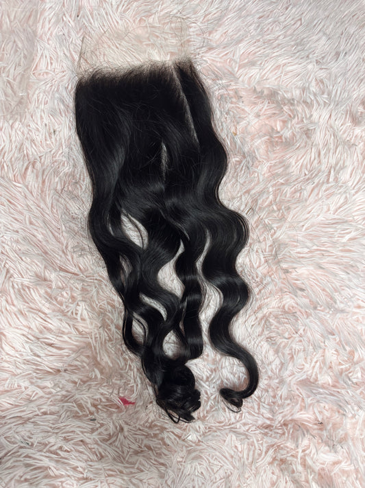 *Pre-Order* RAW 5x5 HD Indian Wavy Closure