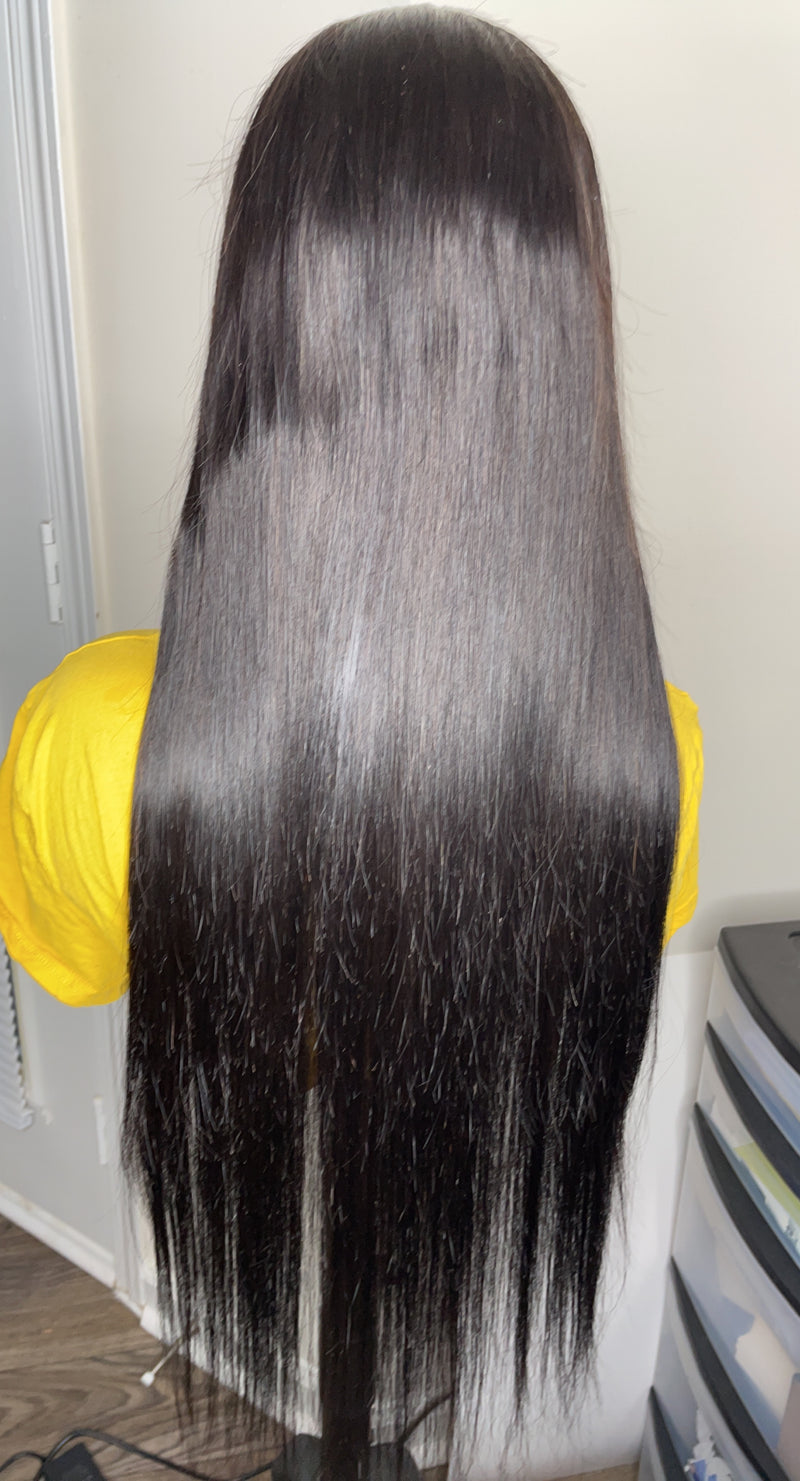 Silky Straight 13x4 HD 180% Density Lace Front Wig